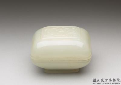 图片[3]-Jade rectangular box, Qing dynasty (1644-1911)-China Archive